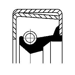 Blīvgredzens CORTECO 19033271B