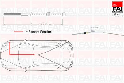Trose, Stāvbremžu sistēma FAI AutoParts FBC0076