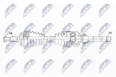 Piedziņas vārpsta NTY NPW-PE-071