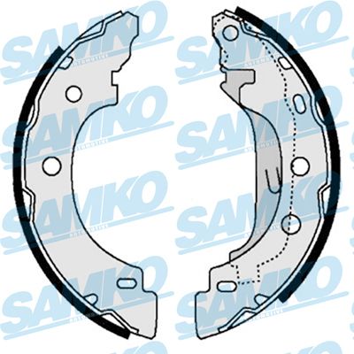 Комплект тормозных колодок SAMKO 87330