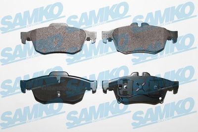 Комплект тормозных колодок, дисковый тормоз SAMKO 5SP1761