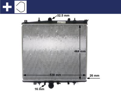Radiators, Motora dzesēšanas sistēma MAHLE CR 852 000S