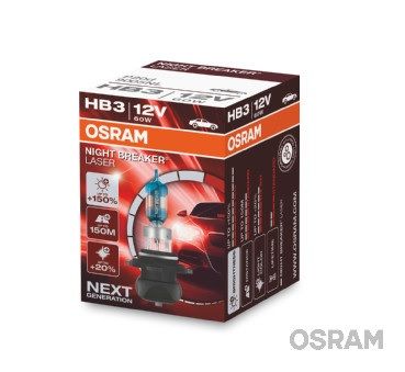Kvēlspuldze, Tālās gaismas lukturis ams-OSRAM 9005NL