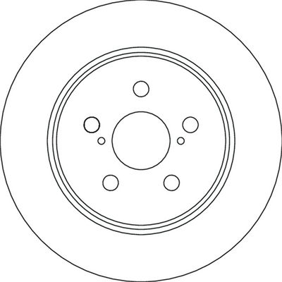 Тормозной диск TRW DF6828