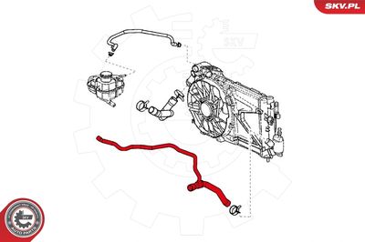 Шланг радиатора ESEN SKV 24SKV321