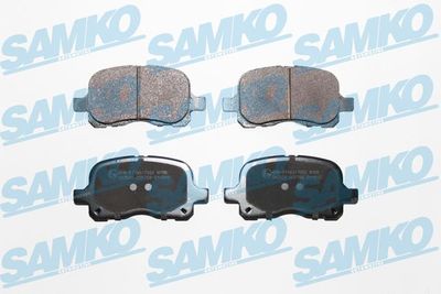Комплект тормозных колодок, дисковый тормоз SAMKO 5SP768