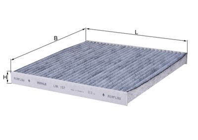 Filtrs, Salona telpas gaiss KNECHT LAK 157