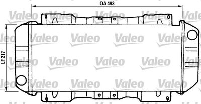 Radiators, Motora dzesēšanas sistēma VALEO 811046