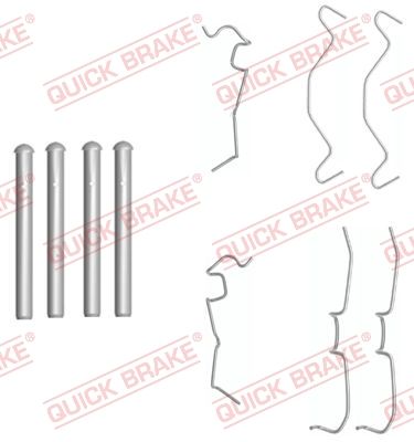 Piederumu komplekts, Disku bremžu uzlikas QUICK BRAKE 109-1650