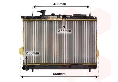 Radiators, Motora dzesēšanas sistēma VAN WEZEL 82002097