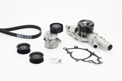 Ūdenssūknis + ķīļrievu siksnas komplekts CONTINENTAL CTAM 6PK2260WP3