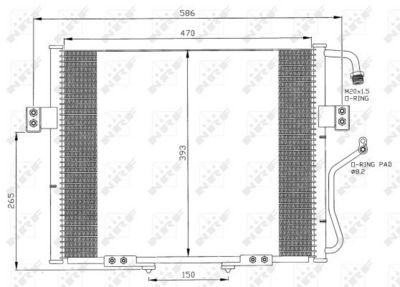 Конденсатор, кондиционер NRF 35399