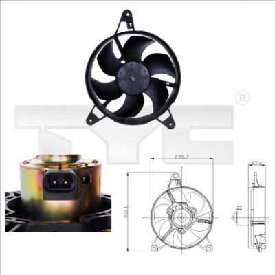 Ventilators, Motora dzesēšanas sistēma TYC 809-0011