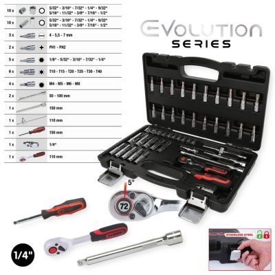 Muciņatslēgu komplekts KS TOOLS 918.0847