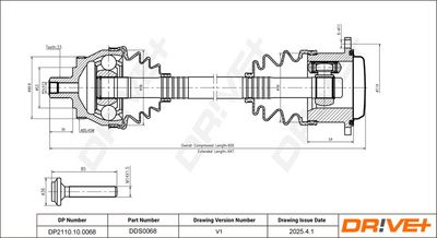 Приводной вал Dr!ve+ DP2110.10.0068