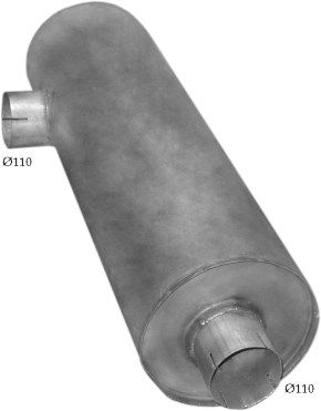 Izplūdes gāzu trokšņa slāpētājs (pēdējais) POLMO 65.01