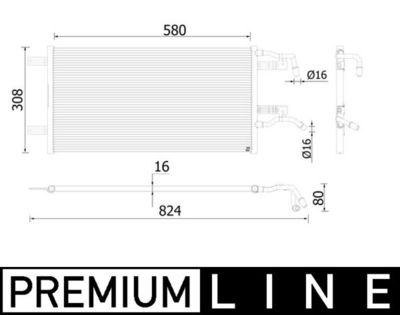 Radiators, Motora dzesēšanas sistēma MAHLE CR 935 000P