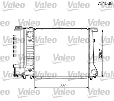 Radiators, Motora dzesēšanas sistēma VALEO 731508