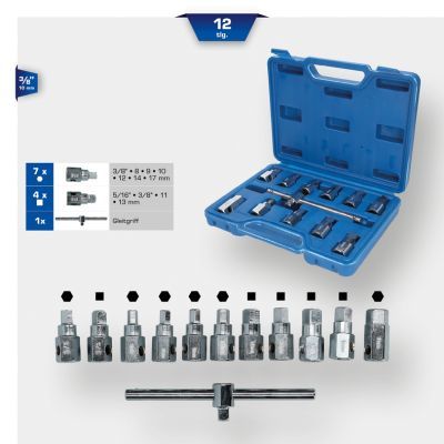 Muciņatslēgu komplekts, Eļļas noliešanas skrūve KS TOOLS BT711150