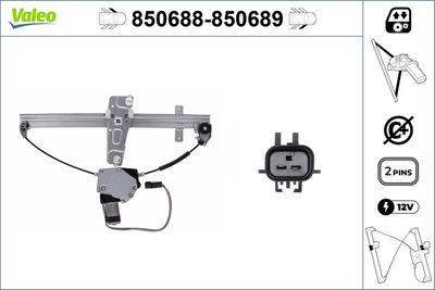 Стеклоподъемник VALEO 850688