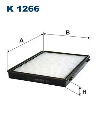 Фильтр, воздух во внутренном пространстве FILTRON K 1266