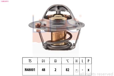 Termostats, Dzesēšanas šķidrums EPS 1.880.691S