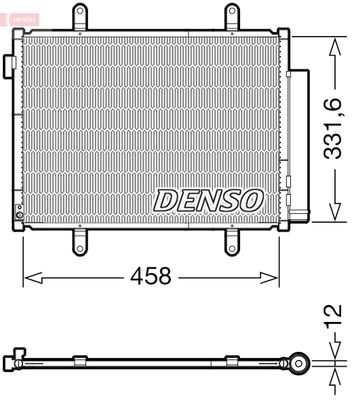 Конденсатор, кондиционер DENSO DCN47011