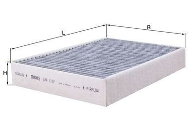 Filtrs, Salona telpas gaiss MAHLE LAK 1137