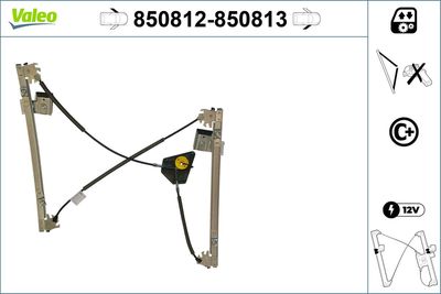 Стеклоподъемник VALEO 850812