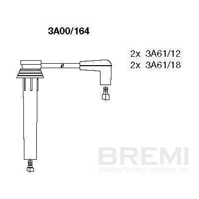 Augstsprieguma vadu komplekts BREMI 3A00/164