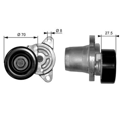 Siksnas spriegotājs, Ķīļsiksna GATES T38454