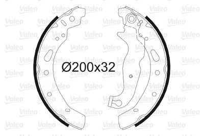 Комплект тормозных колодок VALEO 564086