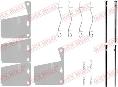 Piederumu komplekts, Disku bremžu uzlikas QUICK BRAKE 109-0955