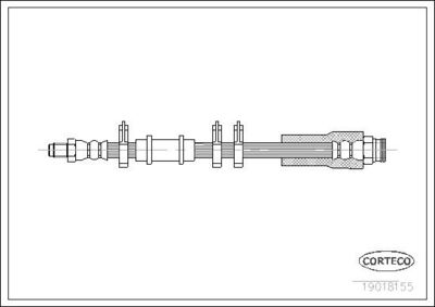 Тормозной шланг CORTECO 19018155