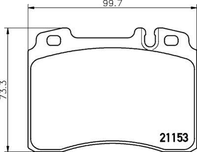 Bremžu uzliku kompl., Disku bremzes HELLA PAGID 8DB 355 007-471