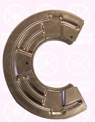 Отражатель, диск тормозного механизма KLOKKERHOLM 6037379