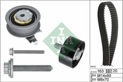 Комплект ремня ГРМ Schaeffler INA 530 0711 10