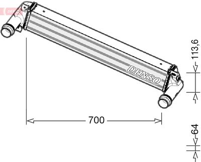 Starpdzesētājs DENSO DIT06010