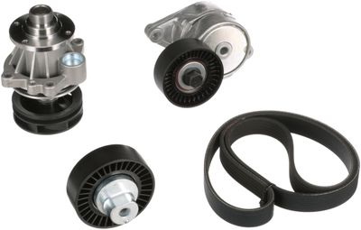 Ūdenssūknis + ķīļrievu siksnas komplekts GATES KP16PK1540