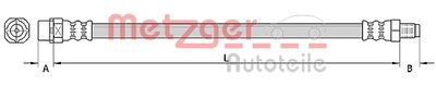 Тормозной шланг METZGER 4110942