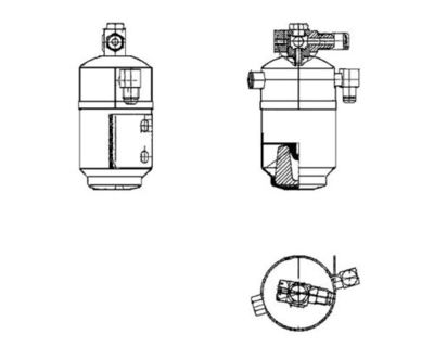 MAHLE AD109000S Sausinātājs, Kondicionieris
