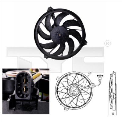 Ventilators, Motora dzesēšanas sistēma TYC 826-0003