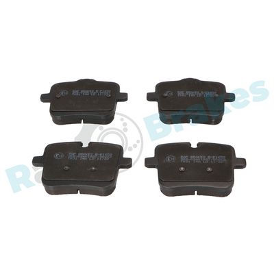Комплект тормозных колодок, дисковый тормоз RAP BRAKES R-P1659