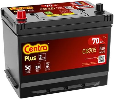 Стартерная аккумуляторная батарея CENTRA CB705