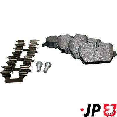 Комплект тормозных колодок, дисковый тормоз JP GROUP 1463700510