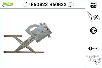 Стеклоподъемник VALEO 850622