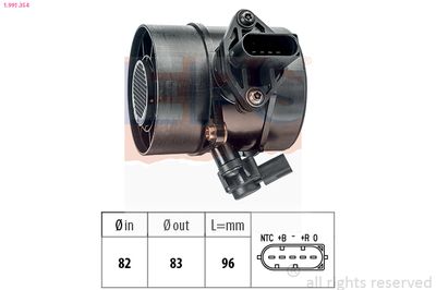 Gaisa masas mērītājs EPS 1.991.354