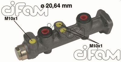 Galvenais bremžu cilindrs CIFAM 202-066