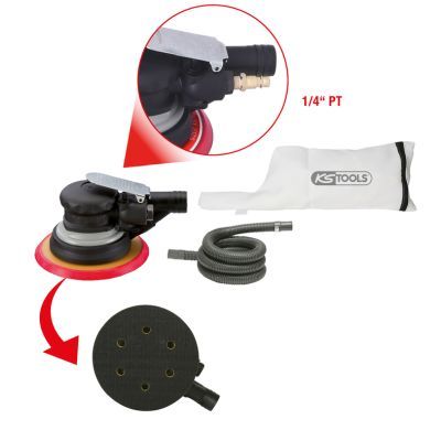 Ekscentra slīpmašīna (Pneimatiskā) KS TOOLS 515.3066