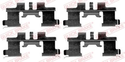 Комплектующие, колодки дискового тормоза QUICK BRAKE 109-1677